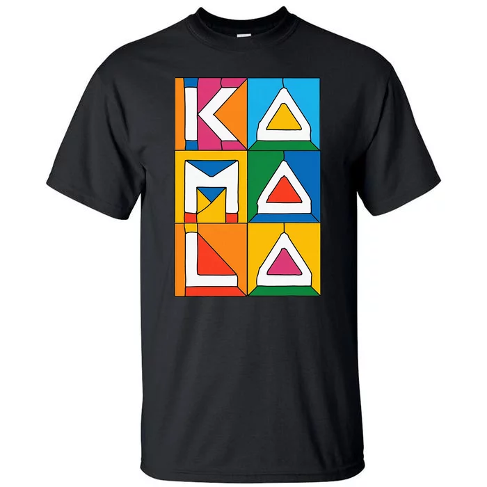 Kamala Harris Quilted 2024 Tall T-Shirt