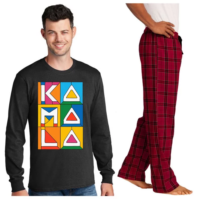 Kamala Harris Quilted 2024 Long Sleeve Pajama Set