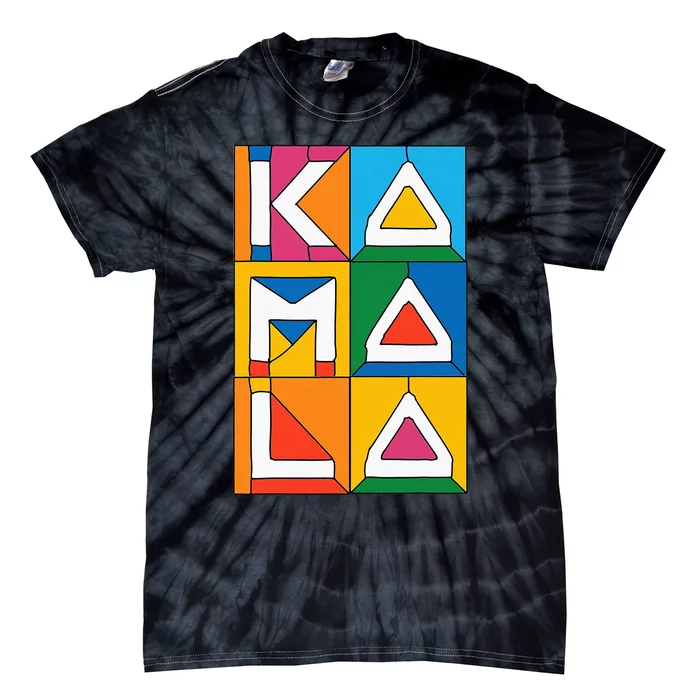 Kamala Harris Quilted 2024 Tie-Dye T-Shirt