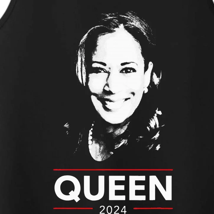 Kamala Harris Queen 2024 Performance Tank