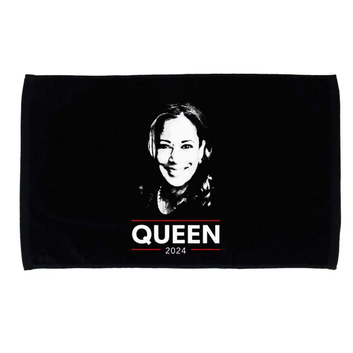 Kamala Harris Queen 2024 Microfiber Hand Towel