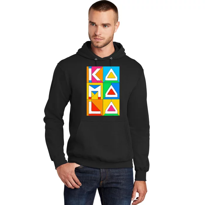 Kamala Harris Quilted Support For Harris 2024 Vote Kamala 24 Hoodie