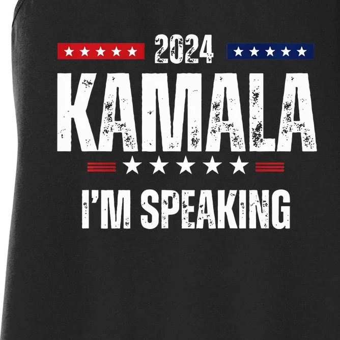 Kamala Harris Quote Im Speaking For 2024 Women's Racerback Tank