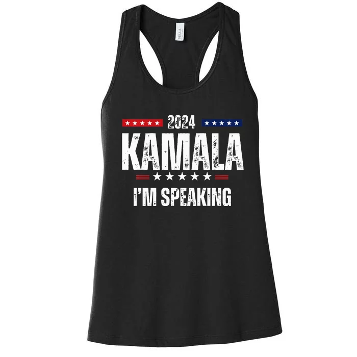 Kamala Harris Quote Im Speaking For 2024 Women's Racerback Tank