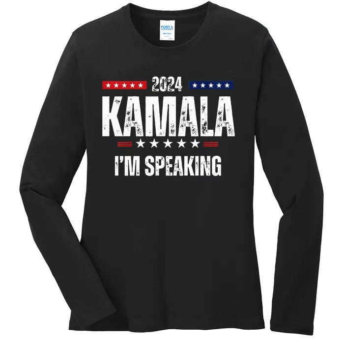 Kamala Harris Quote Im Speaking For 2024 Ladies Long Sleeve Shirt