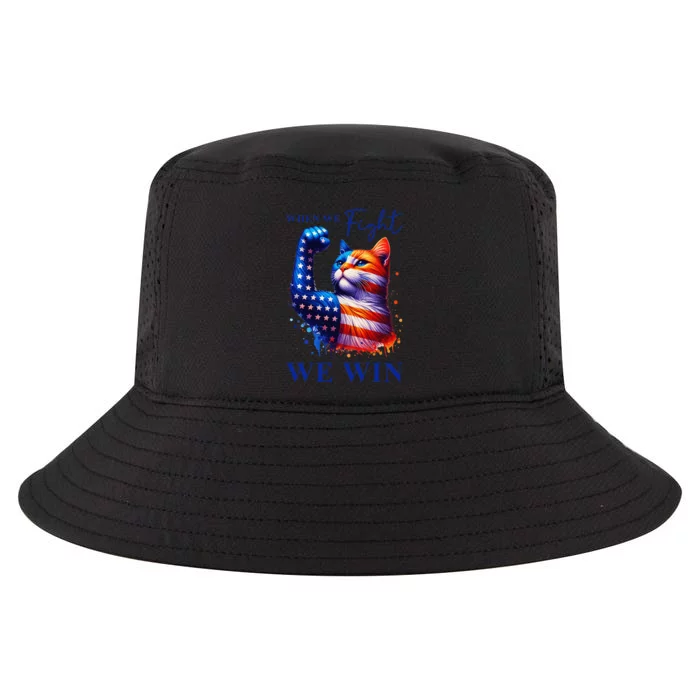 Kamala Harris Quote When We Fight We Win Gift Cool Comfort Performance Bucket Hat