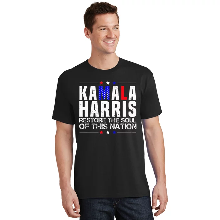 Kamala Harris Restore The Soul Of This Nation 2024 T-Shirt