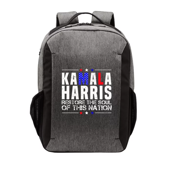 Kamala Harris Restore The Soul Of This Nation 2024 Vector Backpack