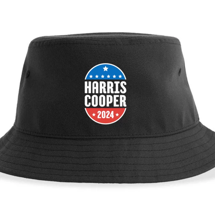 Kamala Harris Roy Cooper 2024 Election Democrat Sustainable Bucket Hat