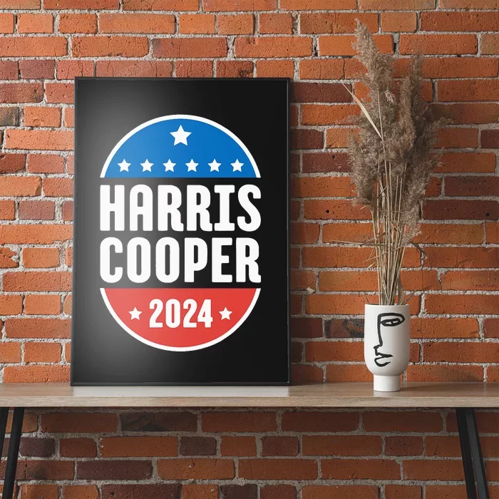 Kamala Harris Roy Cooper 2024 Election Democrat Poster