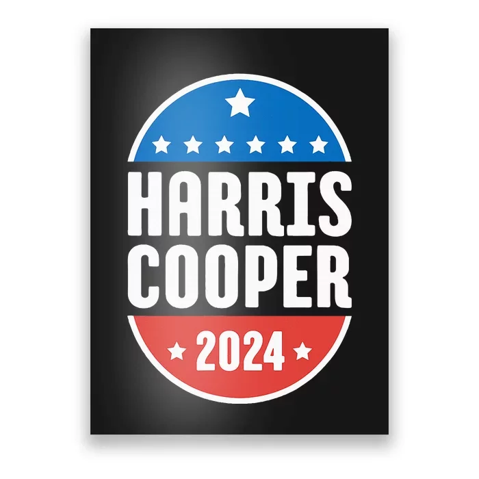 Kamala Harris Roy Cooper 2024 Election Democrat Poster