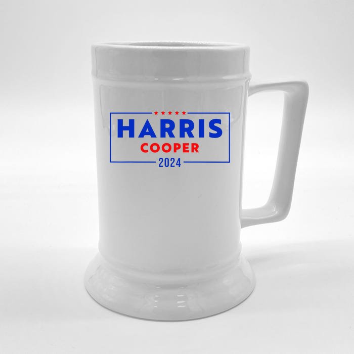 Kamala Harris Roy Cooper Support Harris Cooper 2024 Front & Back Beer Stein