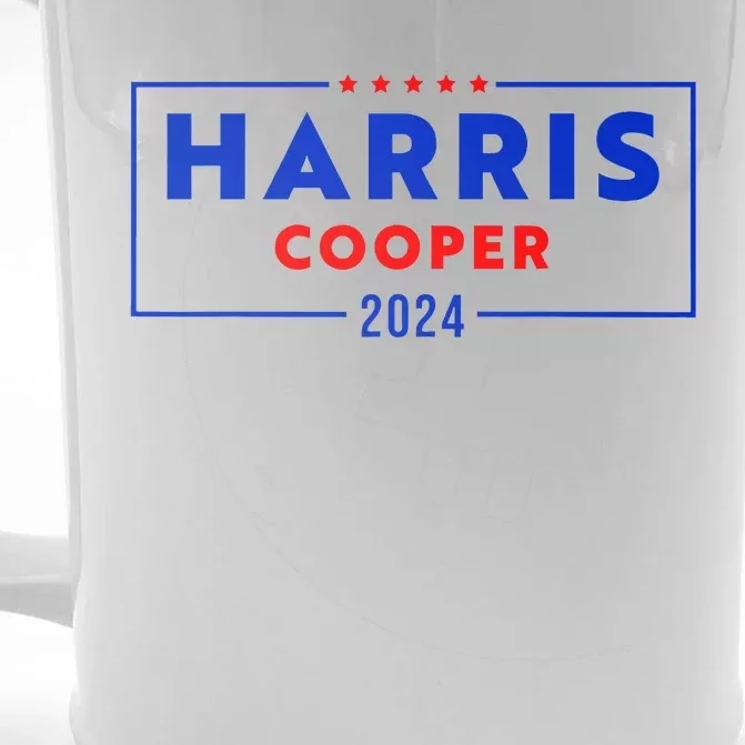 Kamala Harris Roy Cooper Support Harris Cooper 2024 Front & Back Beer Stein