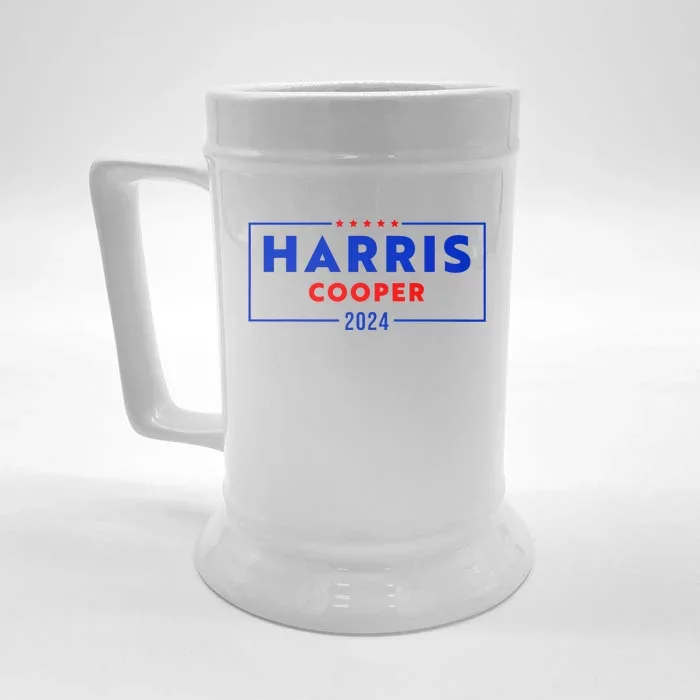 Kamala Harris Roy Cooper Support Harris Cooper 2024 Front & Back Beer Stein