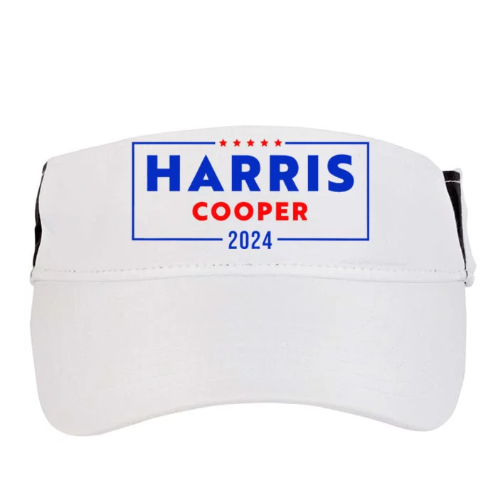 Kamala Harris Roy Cooper Support Harris Cooper 2024 Adult Drive Performance Visor