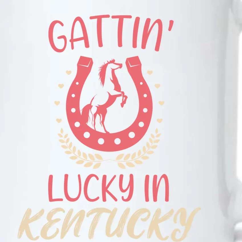 Kentucky Horse Racing Lucky Betting Riding Fun Derby Day Cool Gift Black Color Changing Mug