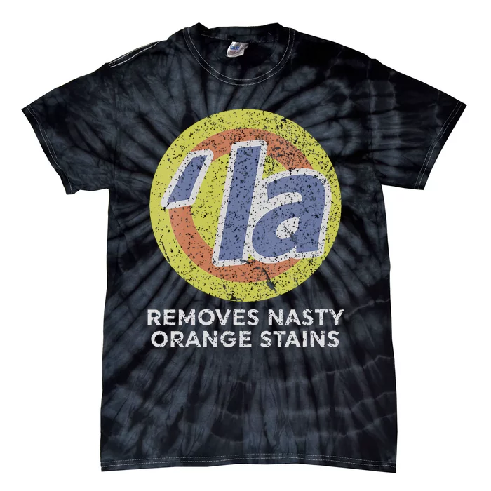 Kamala Harris Removes Nasty Orange Stains Tie-Dye T-Shirt