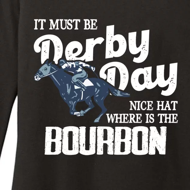 Kentucky Horse Racing Mint Juleps Funny Derby Day Gift Womens CVC Long Sleeve Shirt