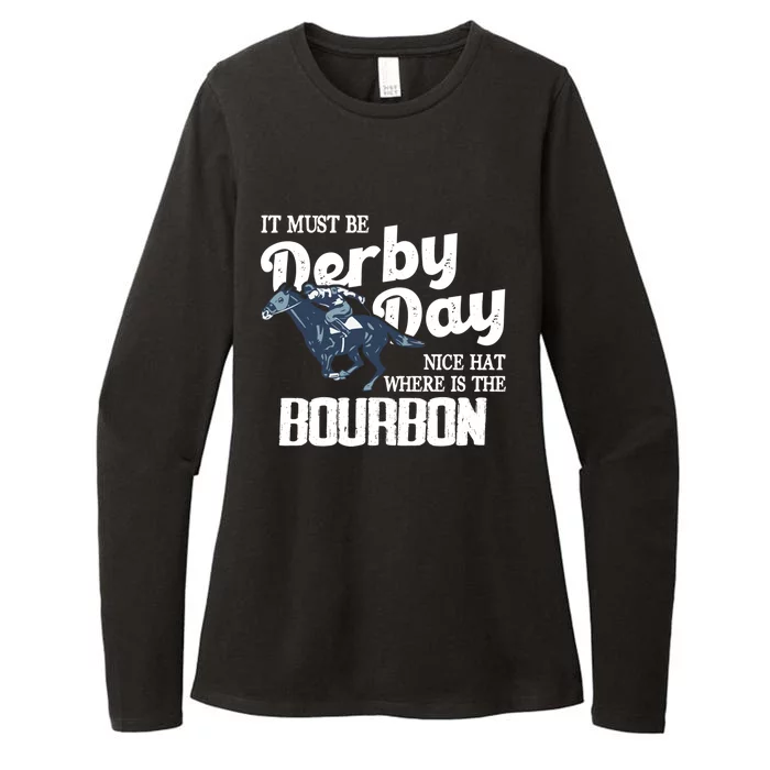 Kentucky Horse Racing Mint Juleps Funny Derby Day Gift Womens CVC Long Sleeve Shirt