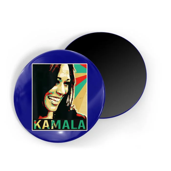 Kamala Harris Retro Portrait Magnet