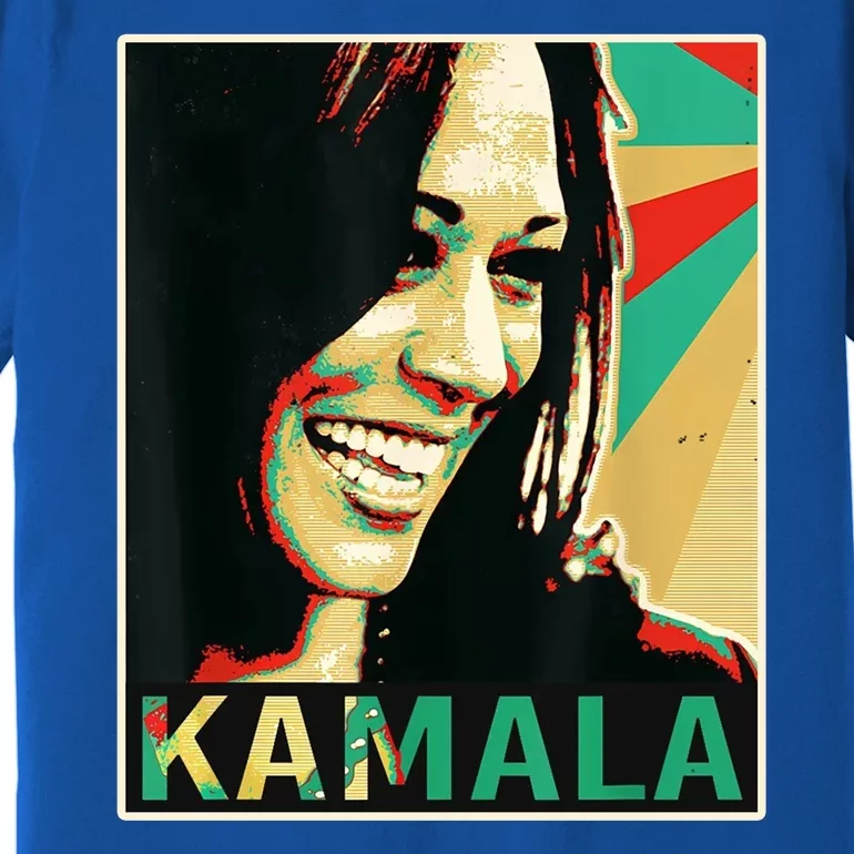 Kamala Harris Retro Portrait Premium T-Shirt