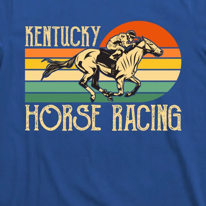 Kentucky Horse Racing Fan Retro Derby Racing Festival Party Gift T-Shirt