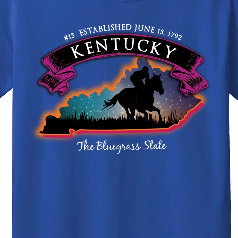 Kentucky Horse Racing Souvenir Great Gift Kids T-Shirt