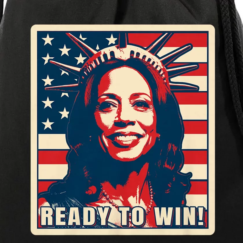 Kamala Harris Ready To Win 2024 American Election Drawstring Bag