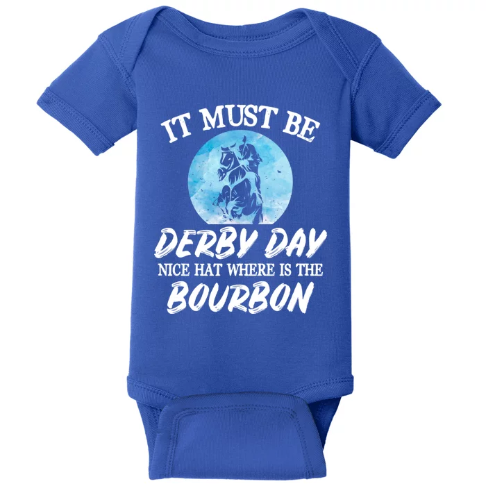 Kentucky Horse Racing Mint Juleps Funny Derby Day Meaningful Gift Baby Bodysuit