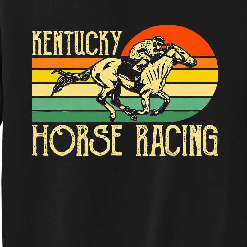 Kentucky Horse Racing Fan Retro Derby Racing Festival Party Sweatshirt