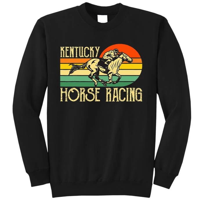 Kentucky Horse Racing Fan Retro Derby Racing Festival Party Sweatshirt