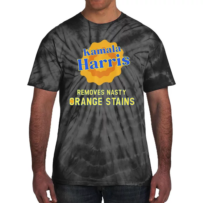 Kamala Harris Removes Nasty Orange Stains Tie-Dye T-Shirt