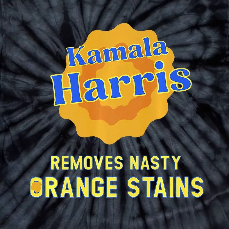 Kamala Harris Removes Nasty Orange Stains Tie-Dye T-Shirt