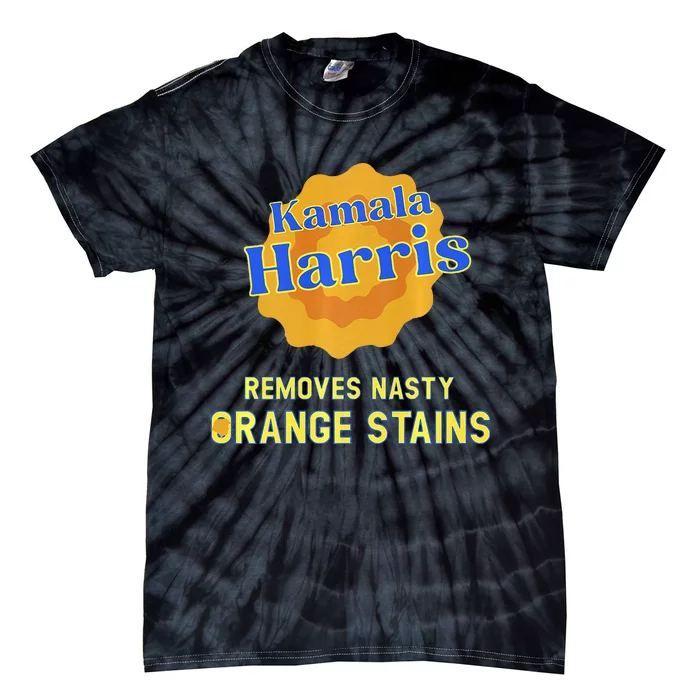 Kamala Harris Removes Nasty Orange Stains Tie-Dye T-Shirt