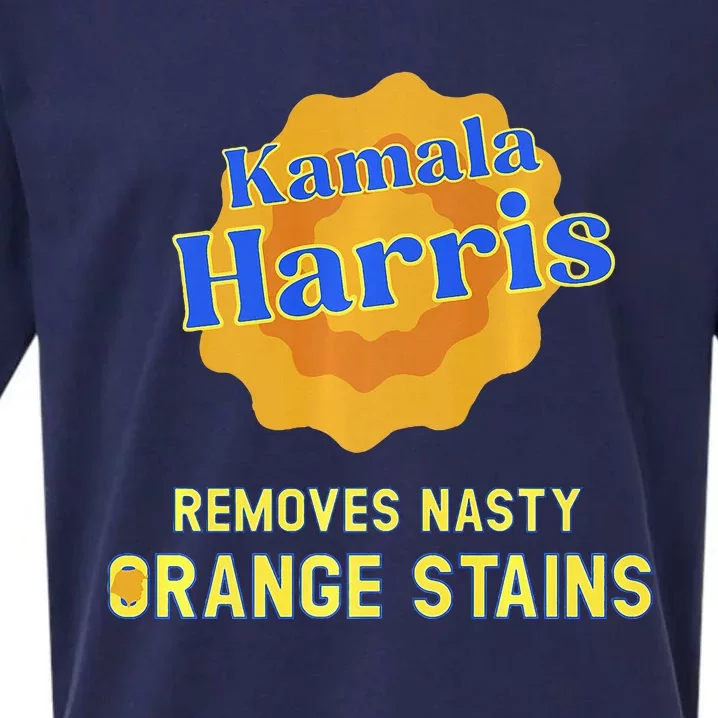 Kamala Harris Removes Nasty Orange Stains Sueded Cloud Jersey T-Shirt