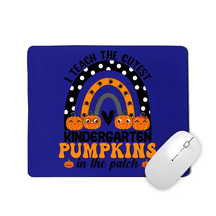 Kindergarten Halloween Rainbow I Teach The Cutest Pumpkins Gift Mousepad