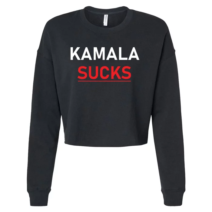 Kamala Harris Sucks Cropped Pullover Crew