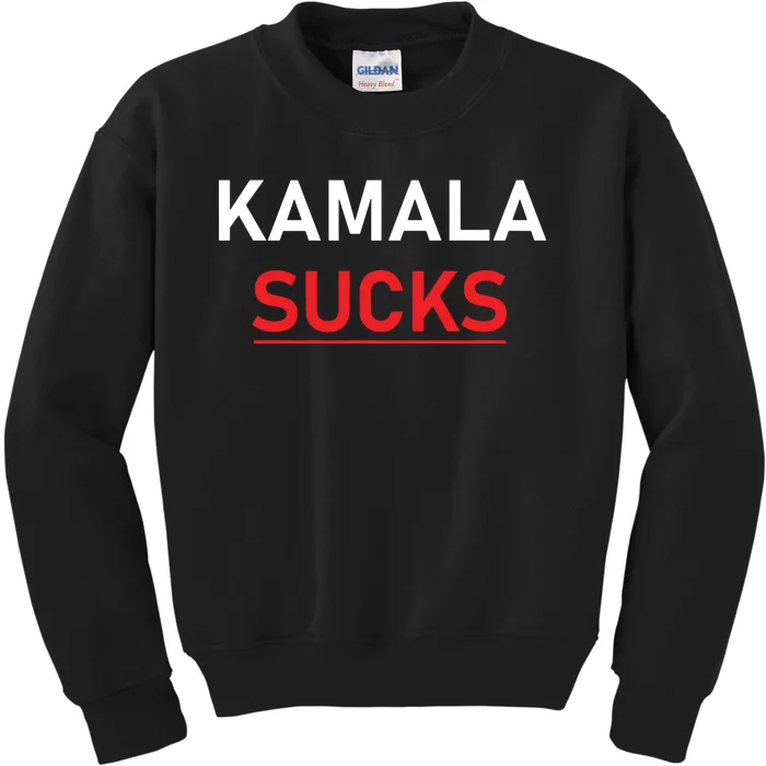 Kamala Harris Sucks Kids Sweatshirt