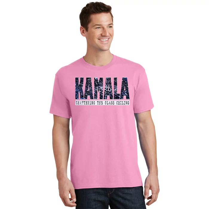 Kamala Harris Shattering The Glass Ceiling T-Shirt