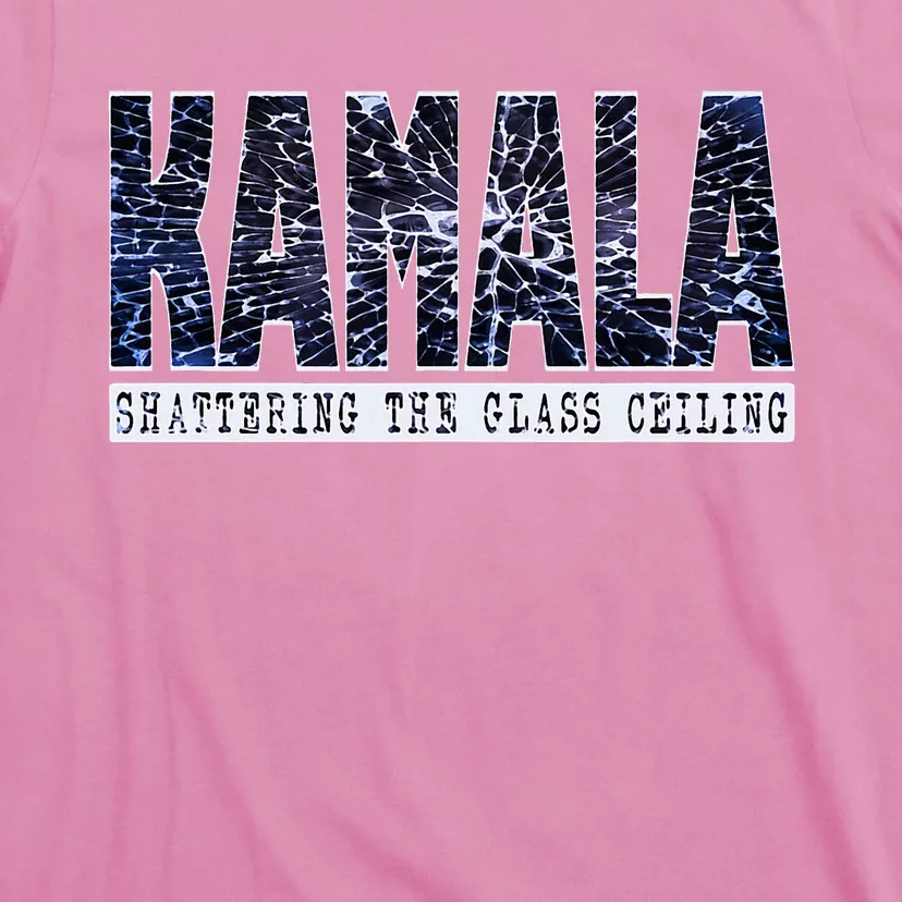 Kamala Harris Shattering The Glass Ceiling T-Shirt