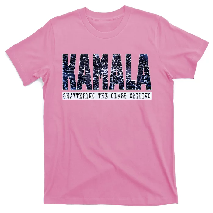 Kamala Harris Shattering The Glass Ceiling T-Shirt