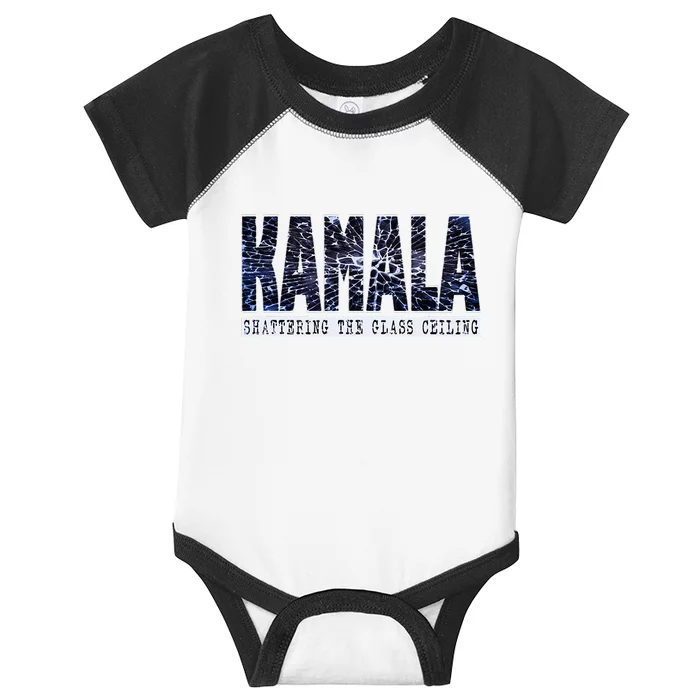 Kamala Harris Shattering The Glass Ceiling Infant Baby Jersey Bodysuit