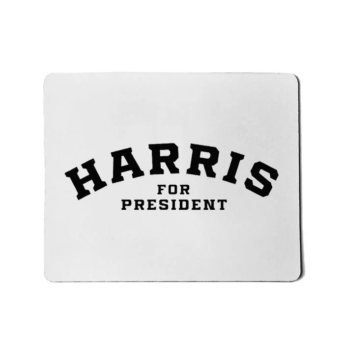 Kamala Harris Simple Curved Type Kamala Harris For President Mousepad