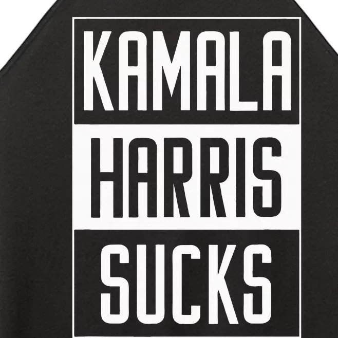 Kamala Harris Sucks Women’s Perfect Tri Rocker Tank