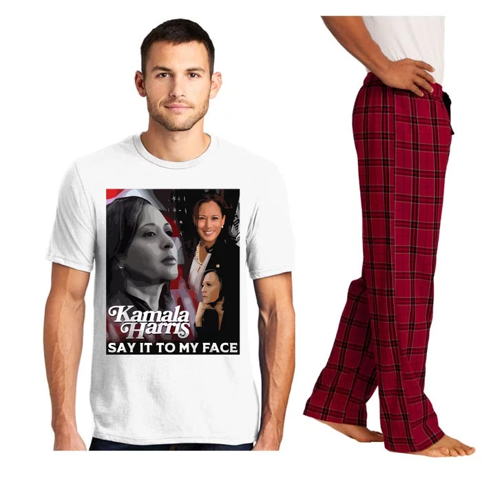 Kamala Harris Say It To My Face Pajama Set