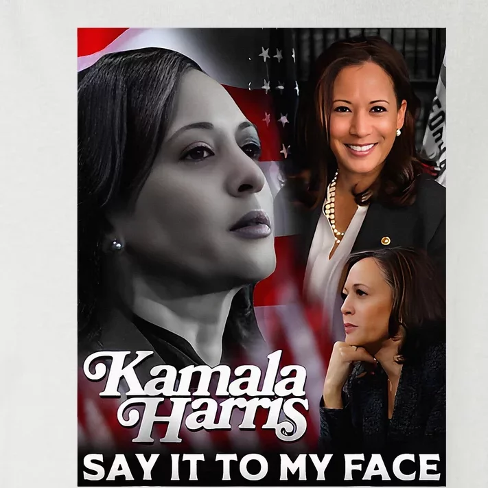 Kamala Harris Say It To My Face Toddler Long Sleeve Shirt