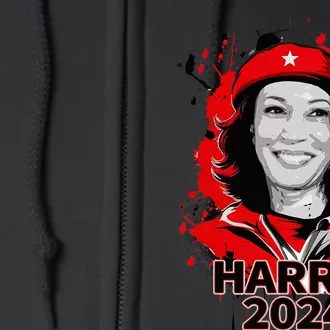 Kamala Harris Saves Democracy In 2024 For President Campaign Full Zip Hoodie