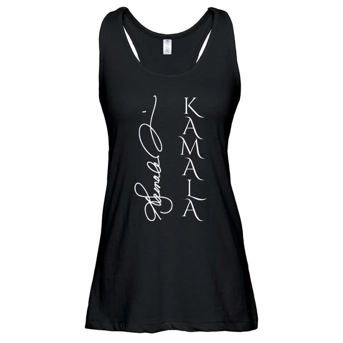 Kamala Harris Signature 47 For President Campaign Vintage Ladies Essential Flowy Tank