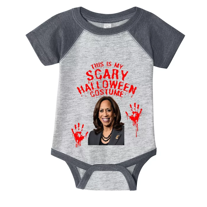 Kamala Harris Scary Halloween Gag President Costume Infant Baby Jersey Bodysuit