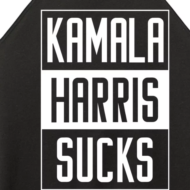 Kamala Harris Sucks Women’s Perfect Tri Rocker Tank